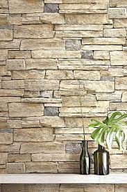 Natural Limestone Brick Wallpaper