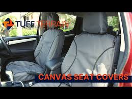Tuff Terrain Fitted Canvas Seat Covers