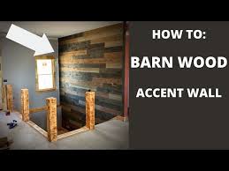 Rustic Barn Wood Accent Wall