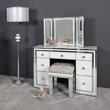 White Miami Dressing Table Durham Bed