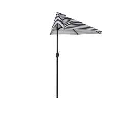 Patio Umbrella 9 Ft Black Stripe