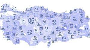 Türkiye'de bulunan 81 ilin plaka kodları ve şehirleri aşağıda listelenmiştir. Turkiye Il Plakalari Haritasi Sehirlerin Il Plaka Kodlari Nelerdir Numaralar Ile Il Plakalari Listesi