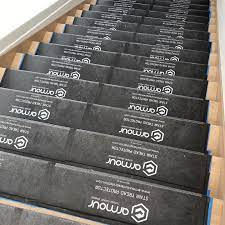 properly protect stairs during