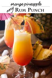 But just for the record, malibu rum is so weak and won't get you buzzed or drunk. Coconut Orange And Pineapple Rum Punch Just A Little Bit Of Bacon