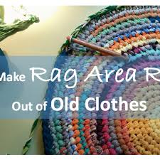 rag area rugs from old clothes