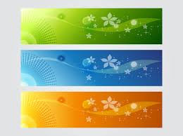 colorful banner graphics vector art