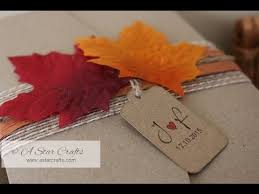 Handmade Autumn Fall Themed Wedding Invitation Youtube