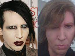 marilyn manson pictured without make up