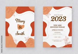 wedding invitation card design layout