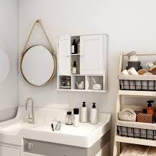 White Bathroom Wall Cabinet