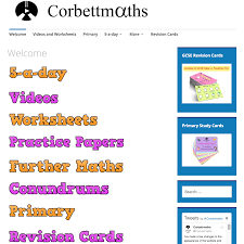 Corbettmaths Videos Worksheets 5 A Day And Much More