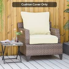 2 Piece Outdoor Patio Chair Cushions