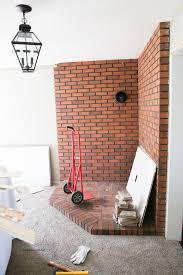 How To Remove Brick Fireplace The