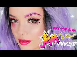 80 s pop star makeup tutorial jem