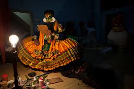 kathakali dance in india with the
