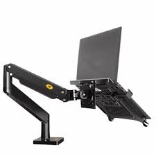 27 Inch Gas Strut Led Monitor Desk Arm