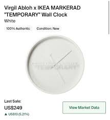 Ikea Markerad Virgil Abloh Clock