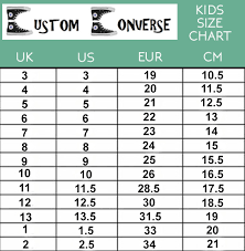 Converse Shoe Size Chart For Toddlers Bedowntowndaytona Com