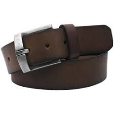 Fossil Evan Patch Brown Genuine Leather Belt