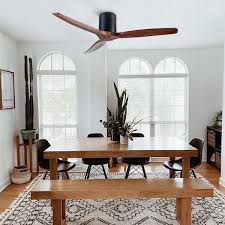 modern farmhouse solid wood ceiling fan