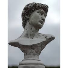 A Bust Of David Garden Ornaments