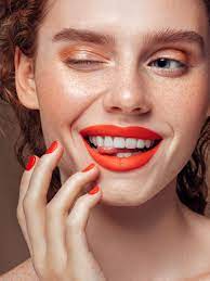 orange lipstick is the new red and