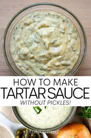 easy tartar sauce without pickles or