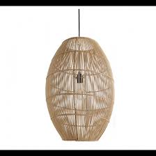 Rattan Ceiling Light Shade In Natural