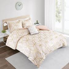 Comforter Sets Pink And Gold Bedding
