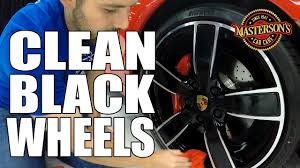how to clean black wheels rims