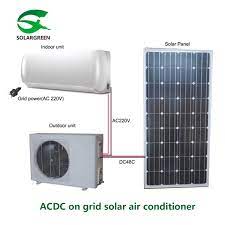 Dc air conditioner solar hybrid solar air conditioning,we are professional in solar. China Supergreen Ac Dc 1 5hp Solar Air Conditioning China Solar Air Conditioner And Solar Power Air Conditioner Price
