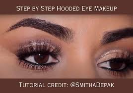 step by step hooded eye makeup easy
