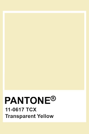 Pantone Transparent Yellow In 2019 Pantone Yellow Pantone