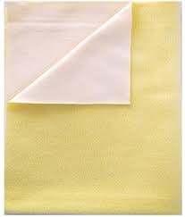 Baby Station Mini Berry Dry Sheet Plain Small Yellow