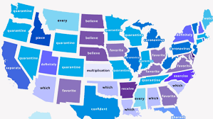 each state s most commonly misspelled word