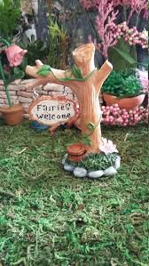 Fairy Garden Miniature Fairies Welcome