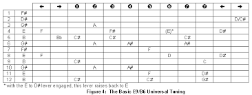 Derivation Of E9 B6 From The C6 Tuning