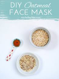 simple diy oatmeal face mask mice