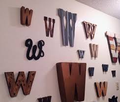 tall letter x rustic metal letter wall