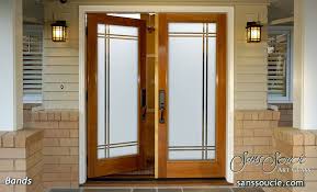 Double Entry Glass Doors With