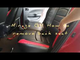 Mitsubishi Mirage G4 How To Remove