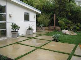 Modern Concrete Squares For Patio