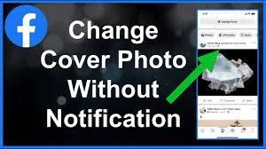 change facebook cover photo without