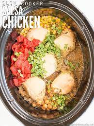 Slow Cooker Salsa Chicken Using 7 Ingredients From The Pantry gambar png