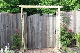 How To Build A Wooden Garden Arch Diy