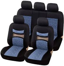 Textured Towel Car Seat Cover Black