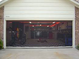 motorized garage door screens the