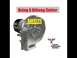 using a biltong cutter slicer safely