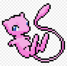 Here you will find the best pixel art pokemon images. Mew Pokemon Pixel Art Mew Clipart 2863356 Pikpng