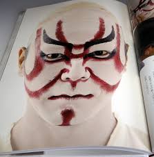 makeup of kabuki book from an